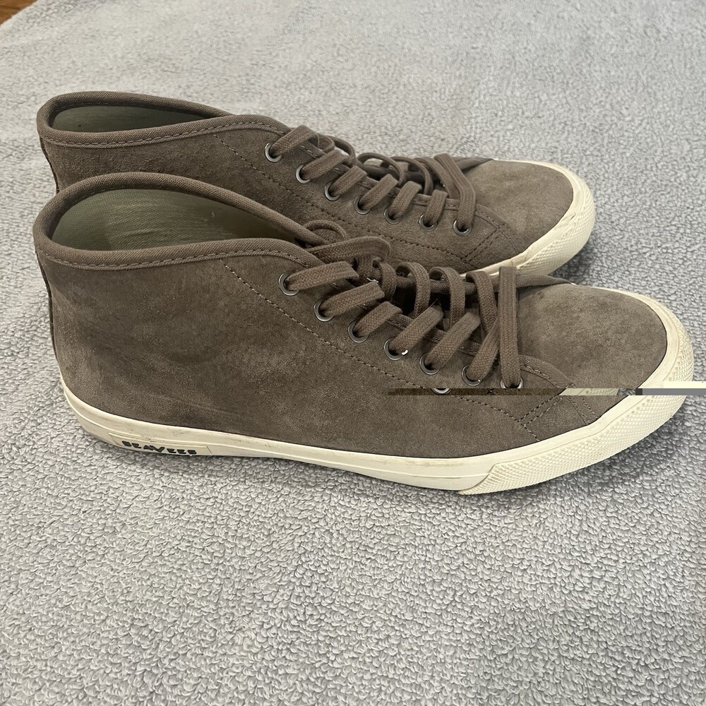 Seavees‎ Women’s California Special High Top Taupe Suede Casual Sneaker 8.5